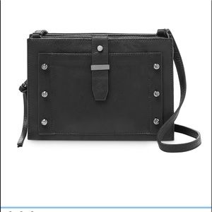 Botkier Warren City Small Leather Crossbody Leather Bag Black